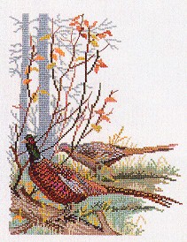 click here to view larger image of Pheasant (counted cross stitch kit)