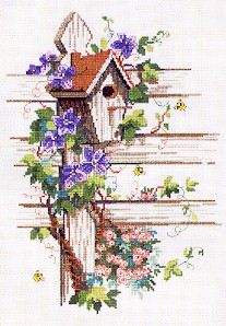 Floral Birdhouse