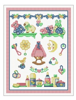 click here to view larger image of Sampler - Baby (chart)