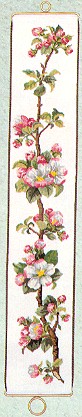 click here to view larger image of Apple Blossom Bellpull (counted cross stitch kit)