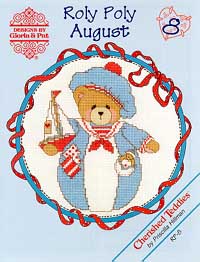 click here to view larger image of Roly Polys- August  (Cherished Teddies) (chart)