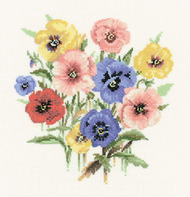 click here to view larger image of Pansy Posy  - Posies (chart)