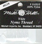 click here to view larger image of Nymo Thread - White (9 yards) (fiber)