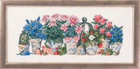 click here to view larger image of Pink/Blue Flowers (chart)