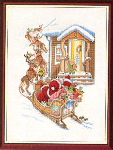 click here to view larger image of Waiting For Santa (counted cross stitch kit)