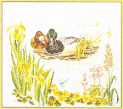 click here to view larger image of Mallards (counted cross stitch kit)