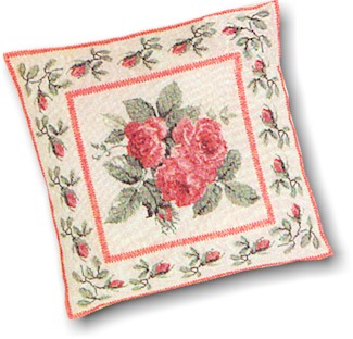 Red Rose Pillow