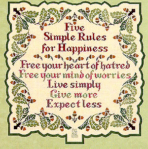 Five Simple Rules for Happiness