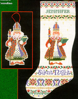click here to view larger image of Silent Night Stocking (chart)
