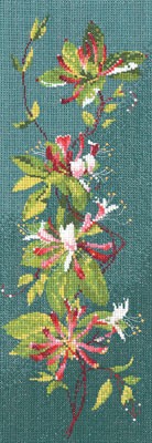 click here to view larger image of Honeysuckle Panel (counted cross stitch kit)