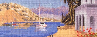 click here to view larger image of Mediterranean Harbour  - Panaramas (counted cross stitch kit)