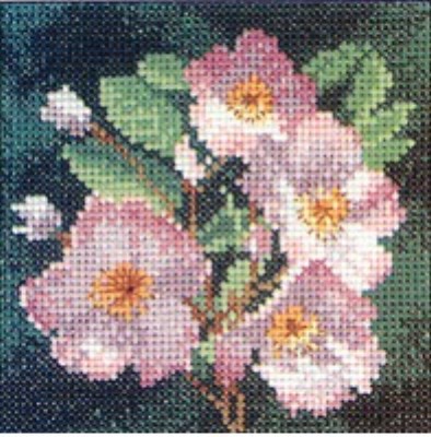 click here to view larger image of Mini Dogrose  (counted cross stitch kit)