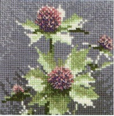 click here to view larger image of Mini Sea Holly  (counted cross stitch kit)