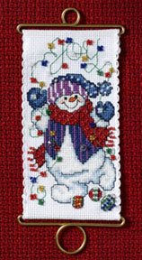 click here to view larger image of Joy Snowman (counted cross stitch kit)