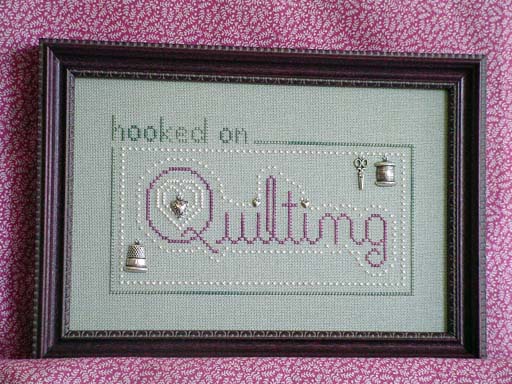Hooked on Quilting (charms included)