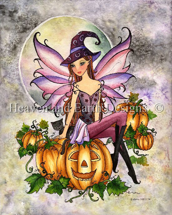 click here to view larger image of Pumpkin Patch Fairy Witch - Tate (chart)