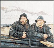click here to view larger image of Fisherman (counted cross stitch kit)