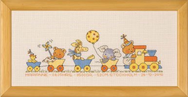 click here to view larger image of Happy Friends (counted cross stitch kit)