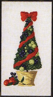 click here to view larger image of Potted Christmas Tree (counted cross stitch kit)