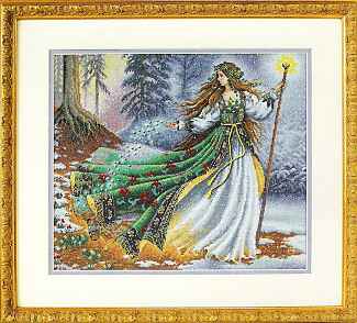 click here to view larger image of Woodland Enchantress (counted cross stitch kit)