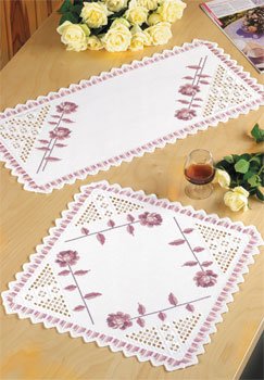 click here to view larger image of Hardanger Roses (Hardanger and Cut Work)