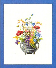 Flowers in a Kettle