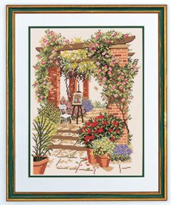 click here to view larger image of Pergola (counted cross stitch kit)