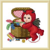 Little Stitch Devil with Sewbasket