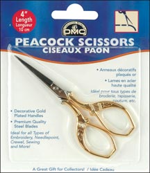 DMC Peacock Embroidery Scissors 4"