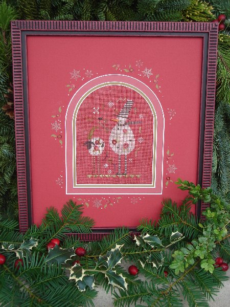 click here to view larger image of Red Snowman (counted cross stitch kit)
