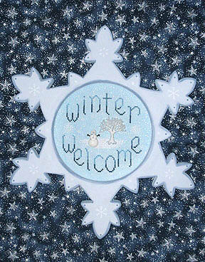 Winter Welcome with embellishments