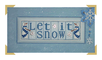 click here to view larger image of Let It Snow - Mini Blocks (chart)