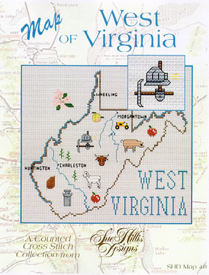 click here to view larger image of West Virginia Map (chart)