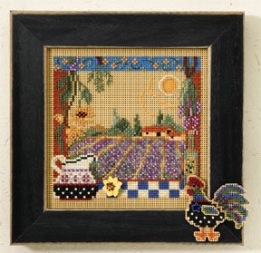 click here to view larger image of Lavender Fields (counted cross stitch kit)