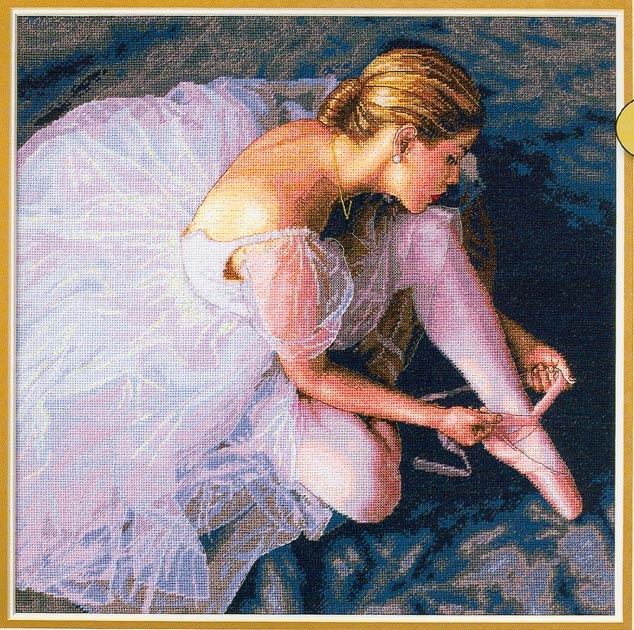 click here to view larger image of Ballerina Beauty (counted cross stitch kit)
