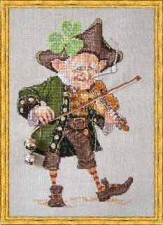 click here to view larger image of Violoniste au Trefle (Shamrock Fiddler) ()