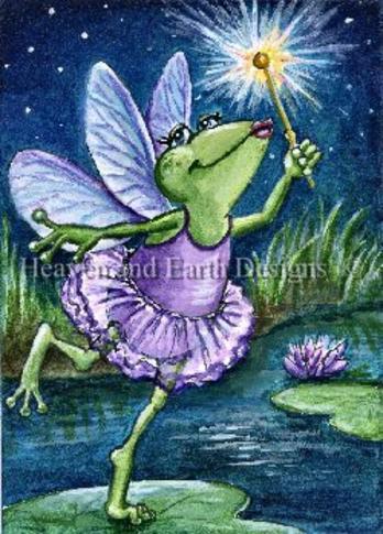 Fairy Frog Mother - Quick Stitch
