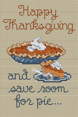 Thanksgiving Pie (w/charm) - Sue Hillis