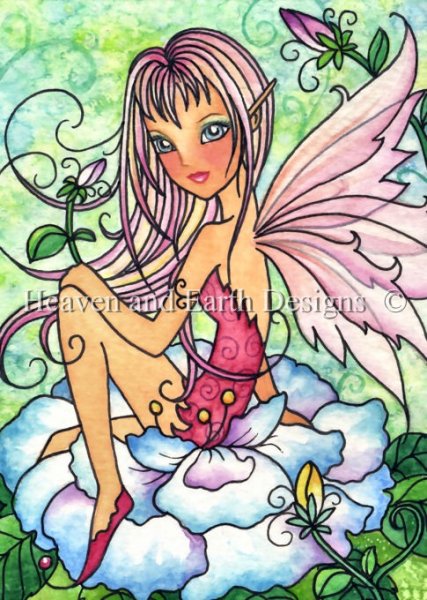 click here to view larger image of Sugar Blush Fae - Quick Stitch (chart)