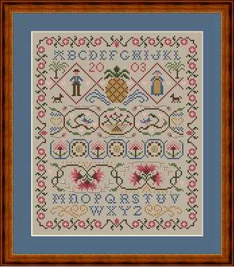 click here to view larger image of Sophia Mary's Sampler (chart)