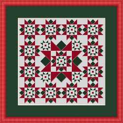 Christmas Star - Mini Quilt Square