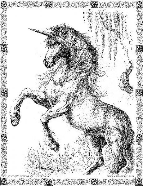 Unicorn Sepia
