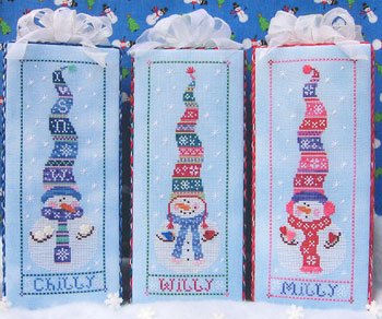 Snowman Trio - Chilly, Willy, Milly