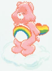 Cheer Bear Rainbow Hearts