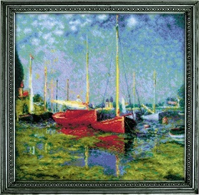 click here to view larger image of Argenteuil (After C. Monet's Painting) (counted cross stitch kit)
