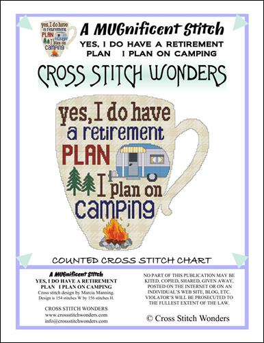 click here to view larger image of MUGnificent Stitch, A - Yes I have a Retirement Plan.... (chart)
