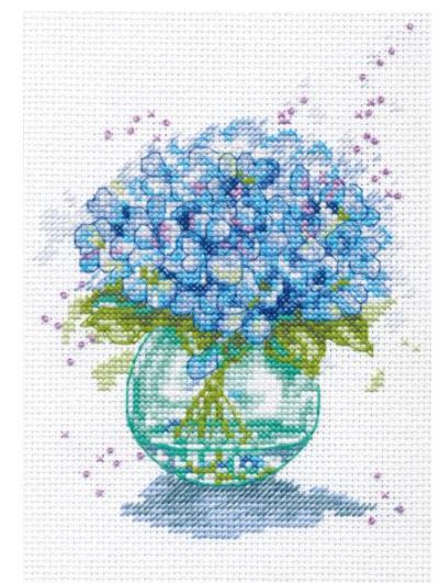 click here to view larger image of Fresh Flowers (counted cross stitch kit)